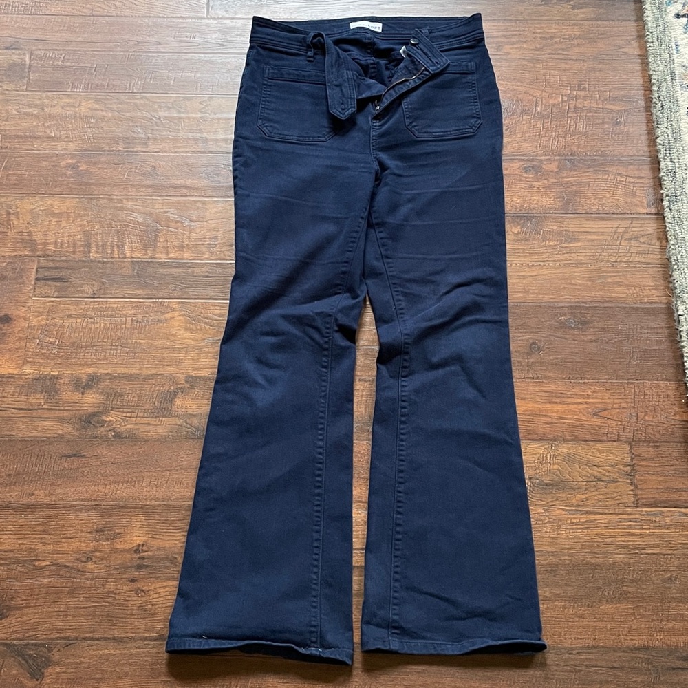 LOFT navy flares